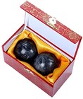 Brabud 1 4   Dark Grey Marble Baoding Health Stress Exercise Balls Chinese 