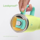 Tupperware Big T Tumbler Insulated Double Stainless Steel 37 Oz Nib Celery 