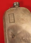 Antique Silver Plated Whiskey Flask Abercrombie   Fitch 16 Ounce Hallmarked   