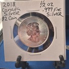 Estate Sale Junk Drawer Coin Collection Lot 2018 Canada  2 Silver  999 Fine 0806