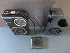 Vintage Toshiba Rp-82 Am Portable Transistor Radio Japan 1970s Working With Case