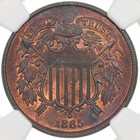 1865 2c Ngc Ms63 Rb Two Cent Piece Red Brown Fancy 5