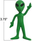 60 Green Alien Action Bendable Figure Outer Space Rubber Toy Area 51  5 Dozen 