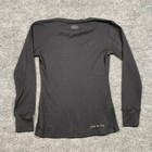 Under Armour Womens Black Waffle Knit Thermal Base Layer Top Size M 1221456