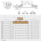 1 Pcs Hgr35-1500mm Linear Rail   2 Pcs Hgh35ca Block Bearing New