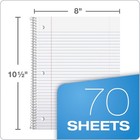8x10 5  Spiral Notebooks By Oxford - 6 Pack College Ruled For School office