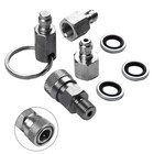 Stainless-steel Pcp Filled Quick Connect Fitting Plug Adapter 1 8-bspp For Air
