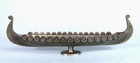 Oseberg Viking Ship Metal Model Vintage 8  Museum Replica Norway