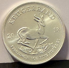 2018 Krugerrand Silver 1oz Coin  999 One Ounce South Africa Mint  Capsule