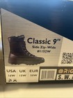 Original S w a t  1152w Classic 9  Side-zip Tactical Duty Boots  Black Size 16 W