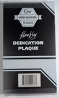 Firefly Serenity Transport Dedication Plaque Qmx Mini Masters Replica 2016
