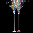 1pack Standing Bubble Machines With Colorful Lights   Music Kids Bubble Maker