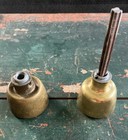 Vintage Antique Set Of Brass Door Knobs -1 Pair