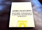 Astoria Palace Hotel  Palermo  Sicily  Italy  Full Unstruck Matchbook