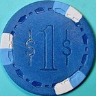 Wilbur s Players Club   1 Vintage Casino Chip  Rosamond  Ca  1967  Q25 
