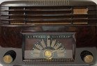 Vintage General Electric Ge Am Bakelite Tube Radio Model 100 1946 - It Works