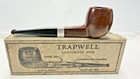 Trapwell - New Old Stock- Smooth Apple  Square Shank   Flat Bottom Sitter In Box