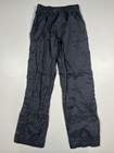 Nike Track Pants Youth Large Black Tear Away Snap Side Swoosh Warm Up Athletic