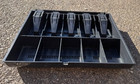 Cash Register Till Tray Drawer Insert  5 Bill 5 Coin Black