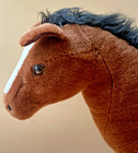 Melissa And Doug Giant Horse Pony Lifelike Realistic Plush 31  Brown
