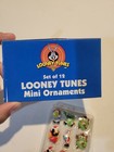 Vintage Looney Tunes Holiday Christmas Mini Ornaments Set Of 12  brand New 