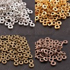 Wholesale 100pcs Tibetan Silver Charms Spacer Beads Jewelry Findings 6mm M3039