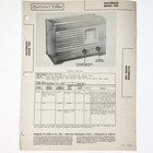 1946 Watterson Radio Model 4581 Wire Schematic Service Manual Vintage Original