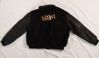 Bway Show Jacket- Blast  Winner 2001 Tony Award wool leather -embroidered Logo