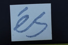 Es Skateboard Shoes Emerica Etnies Blue Z65c Vintage Skateboarding Sticker Decal