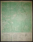 6232 I - Map - Choam Kravien - 1968 - Loc Ninh - Cambodia Border - Vietnam War