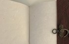 Pentagram And Celtic Knot Leather Bound Locking Blank Book Of Shadows 