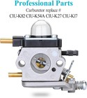Hoodell Carburetor For Mantis Tiller Echo Tc-210 With Rebuild Kit