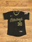 Paul Skenes  30 Pittsburg Pirates Black Jersey Stitched Youth Medium Jersey