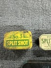 Vintage Lot Of 4 Fishing Tins Ideal Houston Tackle Pflueger