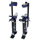 15-23 Inch Black Aluminum Alloy Adjustable Stilts For Painters Walking Tools