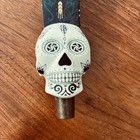 Farmers Brewing Valle Mexican Lager Sugar Skull Beer Tap Handle California 13 