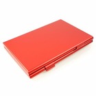 Red Aluminum Memory Card Carry Case 24 Slots F  Lexar Sandisk