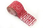 2 5 Inch New Red   White Basics Jelly Roll  Cotton Fabric Quilting Strips 16 Pcs