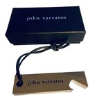 John Varvatos Silvertone Bottle Opener Heavyweight With String New In Box