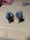 Adrianna Papell Boutique Silver Glitter Strappy Stiletto Heels Ankle Strap 8 5
