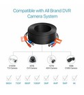 Zosi Cctv Security Camera Bnc Cable 100ft Wire Cord Video Power Cable Black