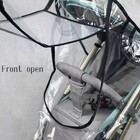 Veehoo Clear Pushchair Covers Baby Stroller Rain Cover Front Open Window Zipper