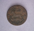 1837 Hard Times Token - Executive Experiment - Turtle   Donkey - Nice