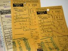 Vintage Ny Central Railroad Train  Stub Lot 1957 40 Pc Lot  
