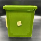 Vintage Green Bathroom Wall Shelf Cabinet Sliding Doors Mid Century Plastic Read
