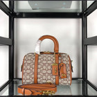 Coach Bag C8529 Ruby Satchel 25 Signature Textile Jacquard Outlet New