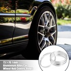 4 Pcs Aluminum Alloy Hub Centric Rings 70 1mm Id To 73 1mm Od Center Spacer