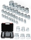 72pcs Jic Plug   Cap Kit  37   Flare Thread Assortment For Hydraulic Hose Fitting