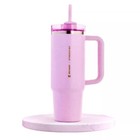 Stanley   Starbucks Limited Edition Pink Cherry Blossom 40oz Tumbler H2 0 New