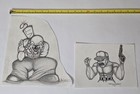 11 Vtg Chicano Tattoo Flash Art Drawing Latin Graffiti Street Prison Teen Angels